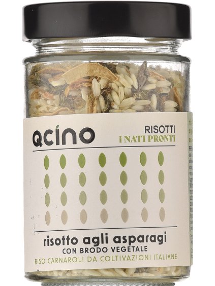 QCINO Risotto agli Asparagi 210g sklo