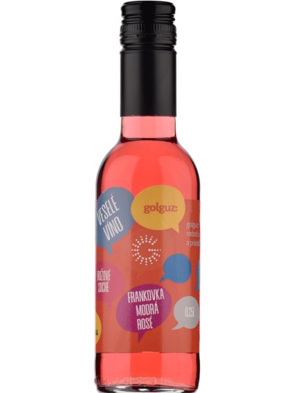 Golguz MINI Frankovka modrá rosé jakostní odrůdové polosuché 0.25L