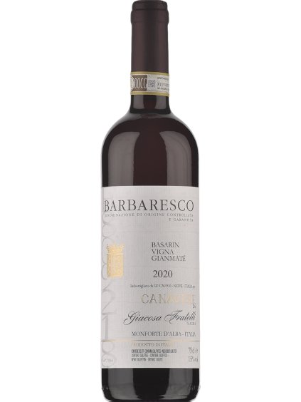 Giacosa Fratelli Barbaresco Basarin Vigna Gianmate DOCG 2020