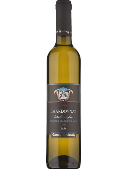 Chateau Topoľčianky Chardonnay 2024 výběr z bobulí sladké 0.5l