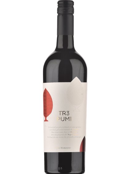 Cantine San Marzano TR3 PUMI Rosso Salentino IGP 2024