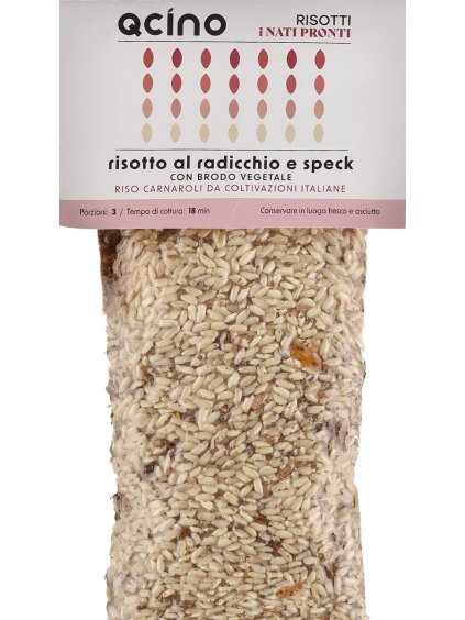 QCINO Risotto Radicchio e Speck 250g sáček