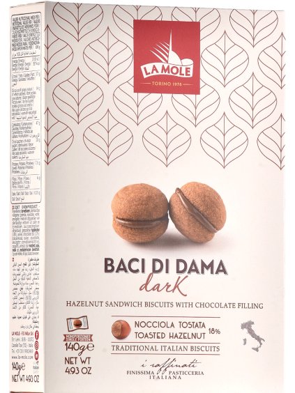 LA MOLE Baci di dama Dark 140g