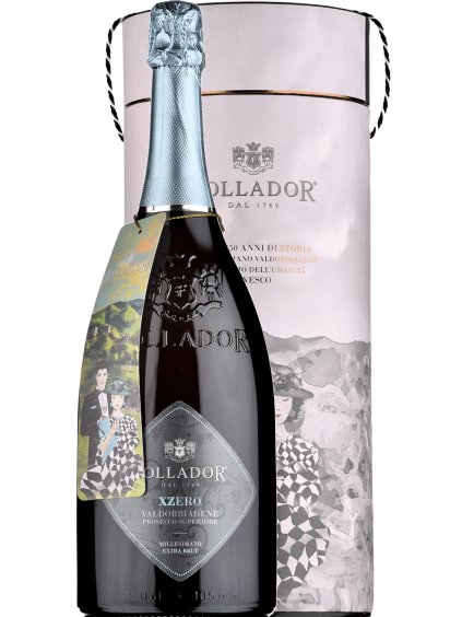 Follador Prosecco Superiore DOCG XZERO Dossagio Zero extra brut 1.5L magnum válec