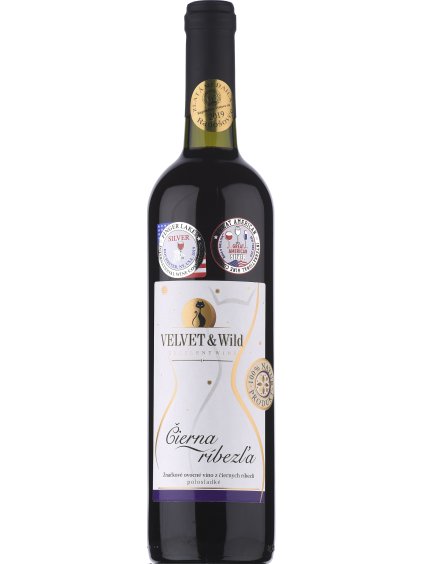 Velvet & Wild Čierna ríbezľa polosladké