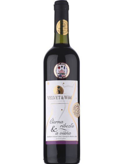 Velvet & Wild Čierna ríbezľa a višna polosladké