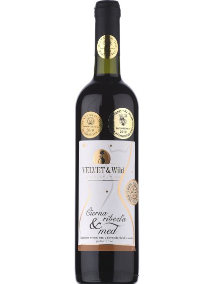 Velvet & Wild Čierna ríbezľa a med polosladké