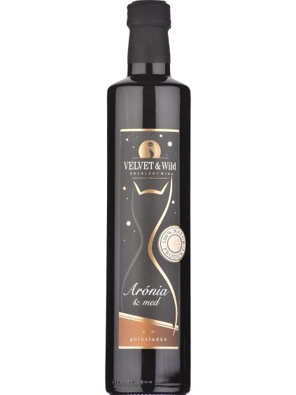 Velvet & Wild Arónia a med polosladké 0.5l