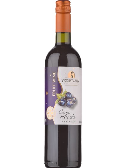 Velvet & Wild Čierna ríbezľa polosladké šroub