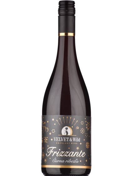 Velvet & Wild Čierna ríbezľa FRIZZANTE polosladké