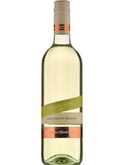 Chateau Topoľčianky Mladé víno Bouvierovo Hrozno 2025 jakostní odrůdové polosuché