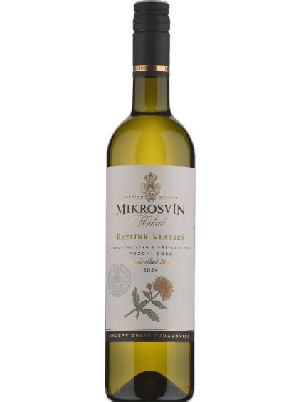 Mikrosvín Mikulov Flower line Ryzlink vlašský 2024 pozdní sběr