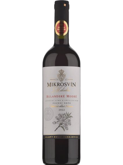 Mikrosvín Mikulov Flower line Rulandské modré 2022 pozdní sběr