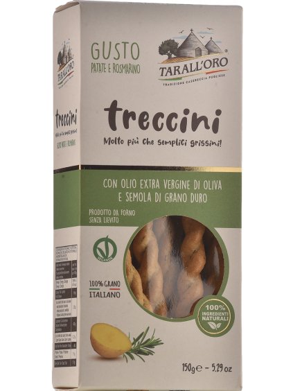 Tarall'oro Treccini brambory a rozmarýn 150g