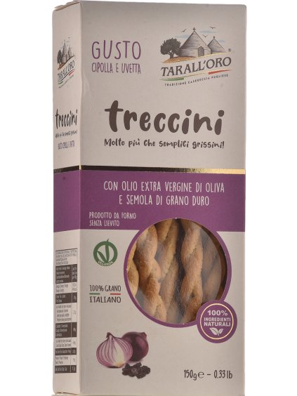 Tarall'oro Treccini cibule a rozinky 150g
