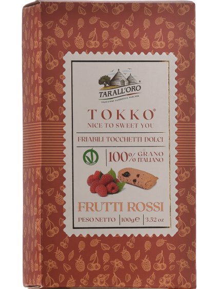 Tarall'oro Tokko červené ovoce 100g