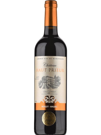 Château Haut Prieur Merlot-Malbec Blaye Côtes de Bordeaux 2019