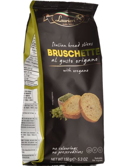 Laurieri bakers Bruschette oregano 150g