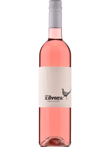Víno z dvora Rudava rosé 2025 polosladké