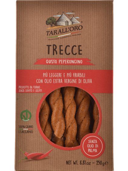 Tarall´Oro Trecce chilli 250g