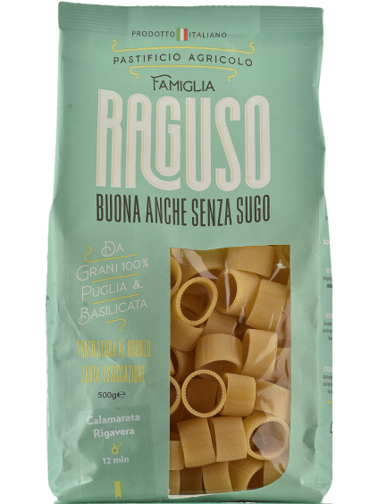 Pasta Raguso Calamarata Rigavera 500g