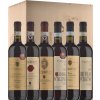 Carpineto drevený box 6 fl. Premium Rosso di Toscana