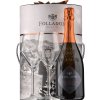 Follador Prosecco Superiore Millesimato Torri di Credazzo DOCG extra dry cilinder s 2 pohármi