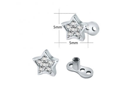 AOEDEJ Stainless Steel Dermal Anchor Triangle Micro Dermal Anchor Skin Diver Implants Jewelry Body Piercing Hide.jpg 640x640 (5)