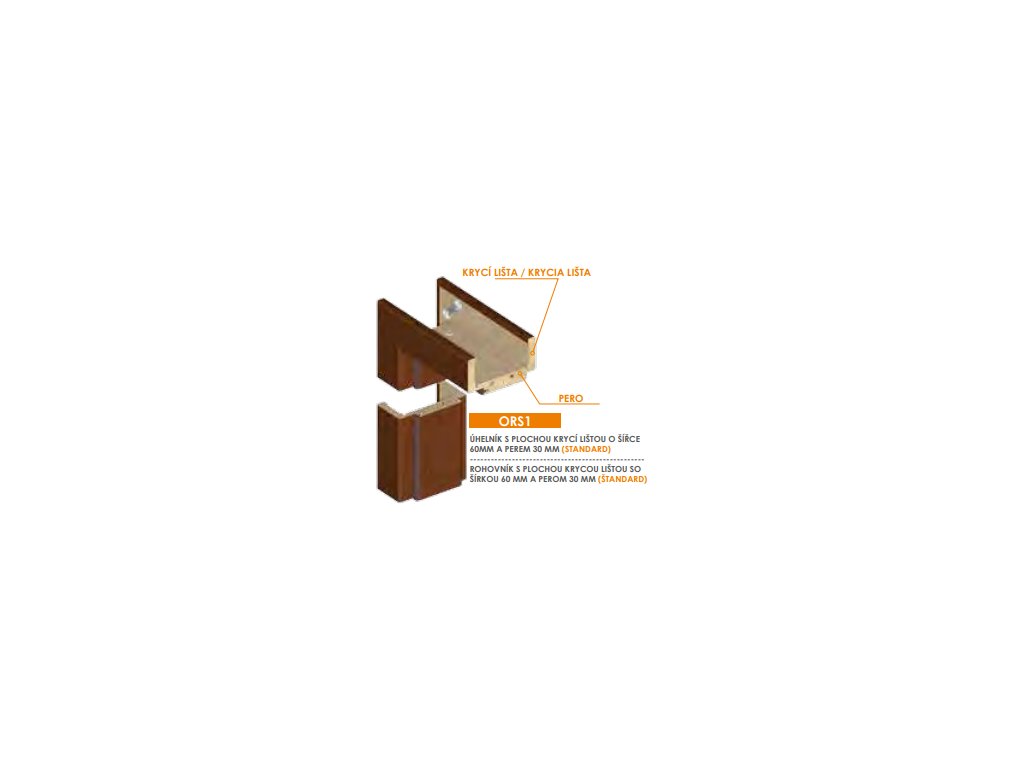 Invado nastaviteľná zárubňa falcová pre hrúbku steny (140-159 mm)