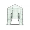 mini tunel szklarniowy z polkami 14x14x2m zielony