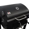 grill weglowy 1135x50x107 cm z zeliwnym rusztem i drewniana polka (14)