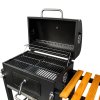 grill weglowy 1135x50x107 cm z zeliwnym rusztem i drewniana polka (6)