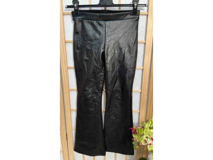 Zateplené koženkové kalhoty TEZENIS vel.128