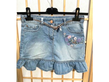 Sukně s výšivkou C&A vel. 140