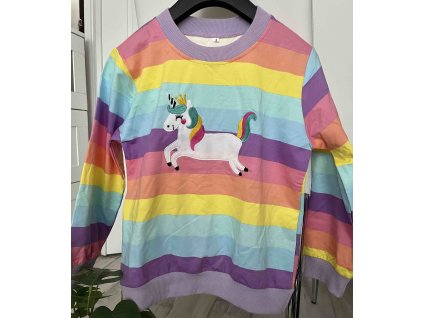 Mikina s jednorožcem vel. 128