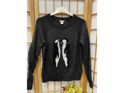 Svetr H&M tučňáci vel. XS