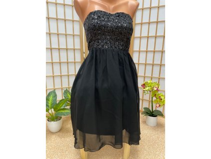 Šaty s flitry vel. 36