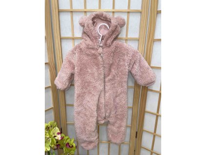 Overal  růžový vel. 74cm.