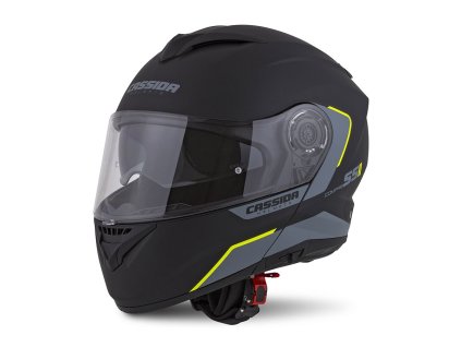 Cassida COMPRESS 2.0 black fluo (Velikost XXL)