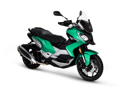 vyr 1470 XP400 Allure Aurora Satin Green 3 4 Exhaust BD