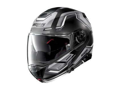 moto helma nolan n100 5 upwind flat black n com 57