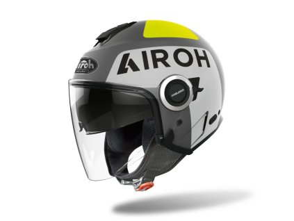  AIROH HELIOS UP Helma matná šedá (Velikost L)