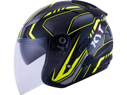 KYT HELLCAT black/reflex (Velikost L)