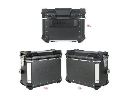 zontes sada cernych hlinikovych kufru 703 frontier