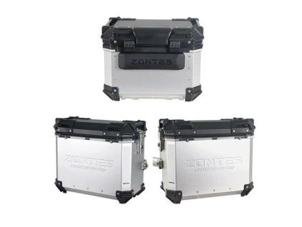 zontes sada stribrnych hlinikovych kufru 703 frontier