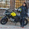 Dámská textilní moto bunda SPARK NORA, černá (Barva Černá, Velikost M)