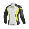 damska kozena moto bunda spark lina fluo
