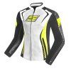 damska kozena moto bunda spark lina fluo