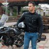 Pánská textilní moto bunda SPARK CONNEL, černá (Barva Černá, Velikost S)