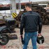Pánská textilní moto bunda SPARK CONNEL, černá (Barva Černá, Velikost S)
